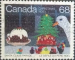 Stamps Canada -  Scott#1069 , intercambio 1,00 usd , 68 cents. , 1969