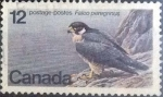Stamps Canada -  Scott#752 , dm1g intercambio 0,20 usd , 12 cents. , 1978