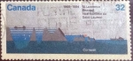Stamps Canada -  Scott#1015 , intercambio 0,20 usd , 32 cents. , 1984