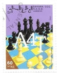 Stamps : Africa : Morocco :  ajedrez