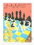 Sellos de Africa - Marruecos -  ajedrez