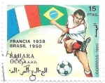 Stamps Morocco -  mundiales de fútbol