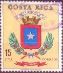Stamps Costa Rica -  Scott#267 , nfb intercambio 0,20 usd. , 15 cents. , 1969