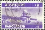 Sellos de Asia - Bangladesh -  Scott#103 , intercambio 0,25 usd. , 1 Taka , 1976