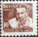 Sellos de America - Brasil -  Scott#RA9 , intercambio 0,25 usd , 10 cents. , 1962
