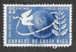 Stamps Costa Rica -  C187 - LXXV Aniversario de la UPU