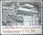 Stamps United States -  Scott#2019 , cr5f intercambio 0,20 usd , 20 cents. , 1982