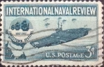 Sellos de America - Estados Unidos -  Scott#1091 , cr1f intercambio 0,20 usd , 3 cents. , 1957
