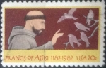Stamps United States -  Scott#2023 , intercambio 0,20 usd , 20 cents. , 1982