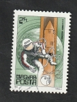 Stamps Hungary -  2816 - 25 Anivº del viaje espacial de Leonov en Voskhod 1