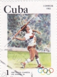 Stamps Cuba -  OLIMPIADA DE LOS ANGELES'84