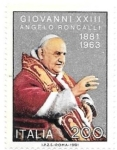 Sellos de Europa - Italia -  Juan XXIII