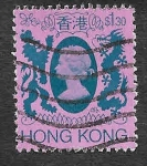 Stamps Hong Kong -  398 - Isabel II