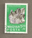 Stamps Hungary -  Cristales de Cuarzo