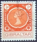 Sellos de Europa - Gibraltar -  Scptt#273 , cr1f intercambio 0.25 usd , 0,5 p. , 1971