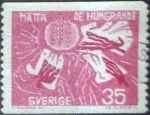 Sellos de Europa - Suecia -  Scott#623 , intercambio 0,20 usd , 35 öre , 1963