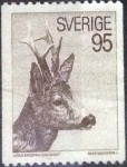Stamps Sweden -  Scott#750A , intercambio 0,20 usd , 95 öre , 1972