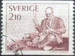 Stamps Sweden -  Scott#1195 , intercambio 0,20 usd , 2,10 krona , 1977