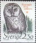 Stamps Sweden -  Scott#1724 , cr1f intercambio 0,25 usd , 2,30 krona , 1989