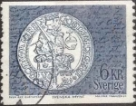 Stamps Sweden -  Scott#755A , intercambio 0,20 usd , 6 krona , 1972