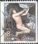 Stamps Sweden -  Scott#1340 , intercambio 0,20 usd , 8 krona , 1980
