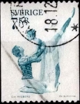 Stamps Sweden -  Scott#1141 , intercambio 0,20 usd , 7 krona , 1975