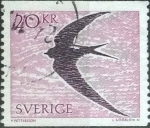 Stamps Sweden -  Scott#1703 , intercambio 0,35 usd , 20 krona , 1988