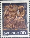 Stamps Sweden -  Scott#1145 , cr1f intercambio 0,30 usd , 55 öre , 1975