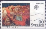 Stamps Sweden -  Scott#1117 , cr1f intercambio 0,20 usd , 90 öre , 1975