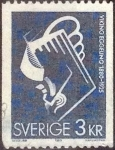 Stamps Sweden -  Scott#1333 , intercambio 0,30 usd ,3 krona , 1980