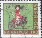 Stamps Sweden -  Scott#1640 , cr1f intercambio 0,25 usd , 1,90 krona , 1987