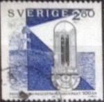 Stamps Sweden -  Scott#1962 , intercambio 0,35 usd , 2,80 krona , 1992