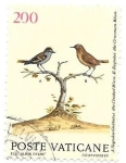 Stamps : Europe : Vatican_City :  Pájaros