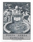 Stamps : Europe : Vatican_City :  Plaza de San Pedro