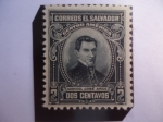 Stamps : America : El_Salvador :  José Arce Fagoaga (1787-1847)- General y Político Primer Presidente República Federal Centroamérican
