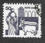 Stamps India -  914 - Industria Láctea