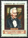 Sellos de America - Ecuador -  RETRATO  DEL  DOCTOR  MARIANO  CUEVA (1812-1882)