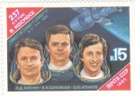 Stamps : Europe : Russia :  ASTRONAUTAS