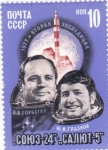 Stamps : Europe : Russia :  ASTRONAUTAS