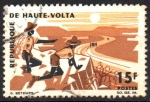 Stamps Burkina Faso -  DOS  EXPLORDORES  EN  UN  ACANTILADO  