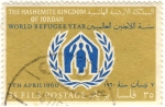 Stamps Asia - Jordan -  1960 AÑO MUNDIAL DEL REFUGIADO
