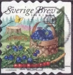 Stamps Sweden -  Scott#2491b , intercambio 1,25 usd. , brev. , 2004