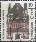 Stamps Germany -  Scott#1838 , intercambo 0,20 usd. , 10 cents. , 2000