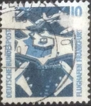 Stamps Germany -  Scott#1655 , intercambo 0,20 usd. , 10 cents. , 1991