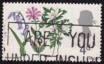Stamps United Kingdom -  flores