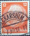 Stamps Germany -  Scott#393 , intercambio 0,35 usd. , 12 cents. , 1932