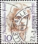 Stamps Germany -  Scott#1476 , intercambio 0,20 usd. , 10 cents. , 1988