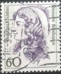 Stamps Germany -  Scott#1481 , intercambio 0,20 usd. , 60 cents. , 1987