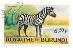 Stamps : Africa : Burundi :  cebra