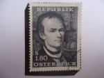 Stamps Austria -  Peter Anich (1723-1766) Centenario de su Muerte (1766-1966) -   - Cartografo- Fabricante de Instrume